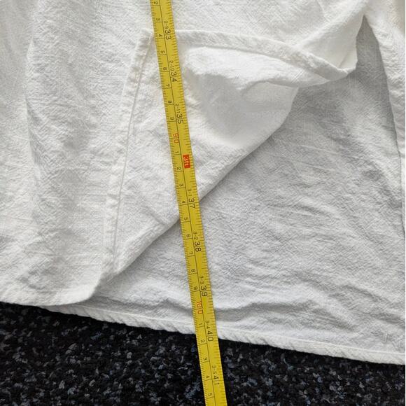 Jluxlabel Women's Noelia Linen Slit Maxi Skirt High Waist Side Zip White Size S - Picture 10 of 12